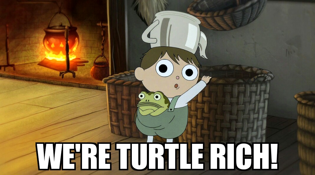 The Kitten, the turts, & Reno.